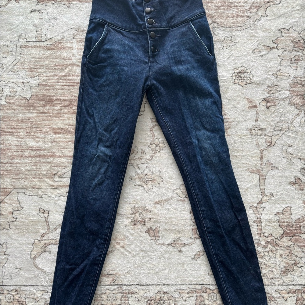 Frame Denim High Rise Indigo Jeans